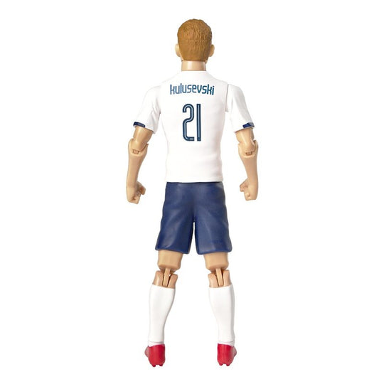Détail de la tête articulée de la figurine Kulusevski Tottenham Hotspur