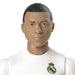 Vue latérale gauche de la figurine Mbappé avec maillot Real Madrid