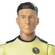 Figurine Alejandro Zendejas Club America avec maillot jaune et bleu visible