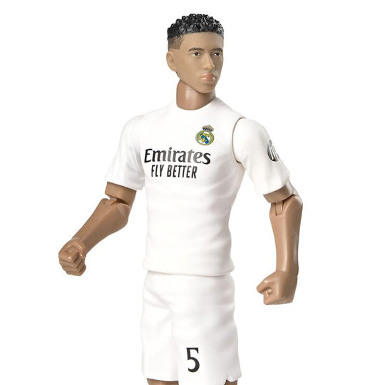 Vue latérale de la figurine Bellingham Real Madrid articulée 20cm