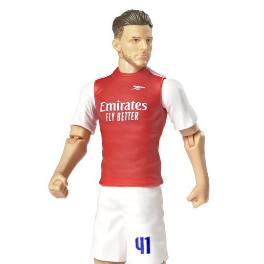 Vue latérale de la figurine Declan Rice Arsenal montrant les articulations