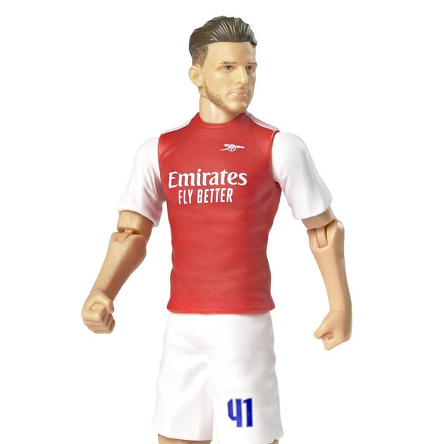 Vue latérale de la figurine Declan Rice Arsenal montrant les articulations