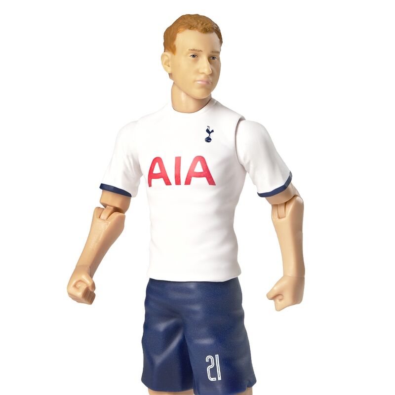Figurine Kulusevski en position de tir avec ballon au pied