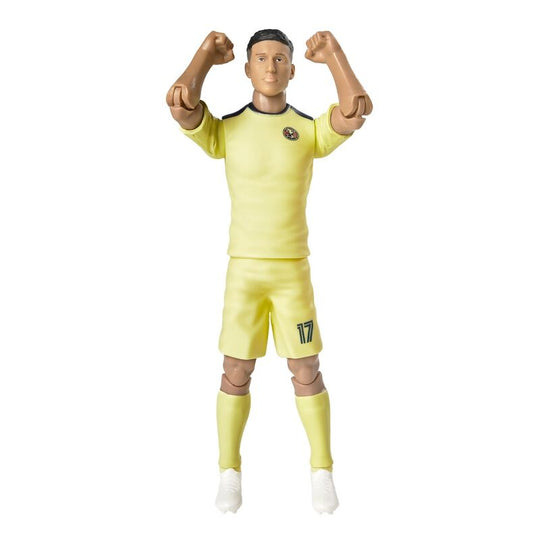 Figurine Alejandro Zendejas Club America en action avec ballon de football