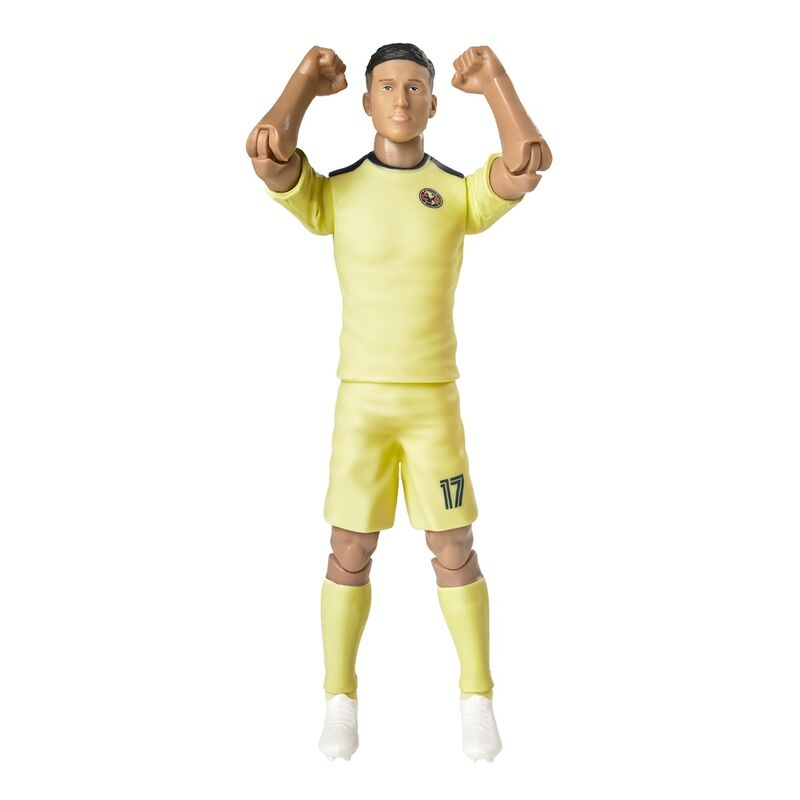 Figurine Alejandro Zendejas Club America en action avec ballon de football