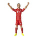 Zoom sur le maillot rouge Liverpool FC avec logo officiel sur la figurine