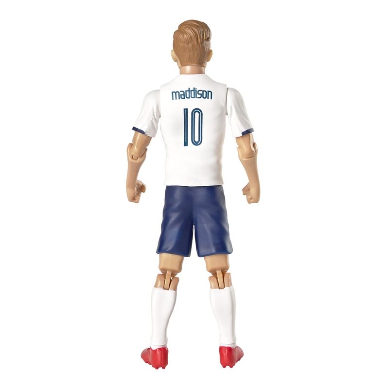 Figurine James Maddison posée avec ballon de football Tottenham Hotspur