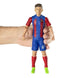 Vue latérale de la figurine articulée Gavi du FC Barcelona avec détails des articulations