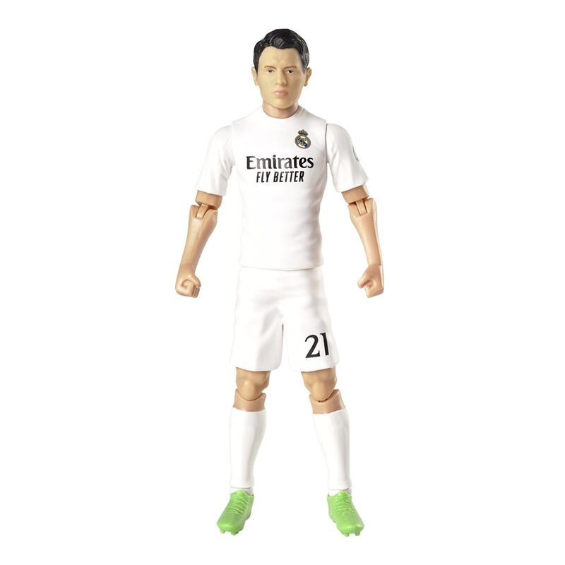 Détail du visage réaliste de la figurine Brahim Diaz 20cm par BANBO TOYS