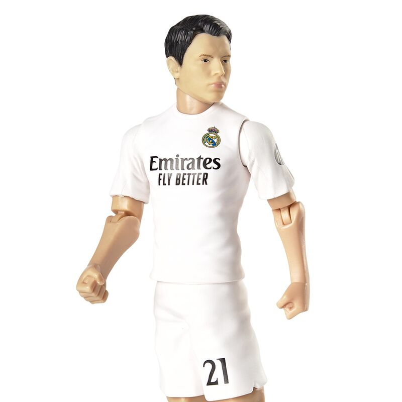 Figurine de football Brahim Diaz avec ballon aux pieds, prêt à jouer