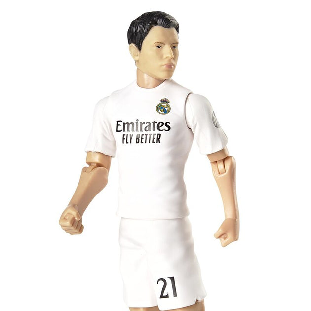 Figurine de football Brahim Diaz avec ballon aux pieds, prêt à jouer