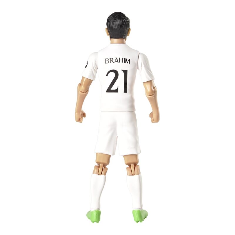 Packaging officiel BANBO TOYS de la figurine Brahim Diaz Real Madrid 20cm