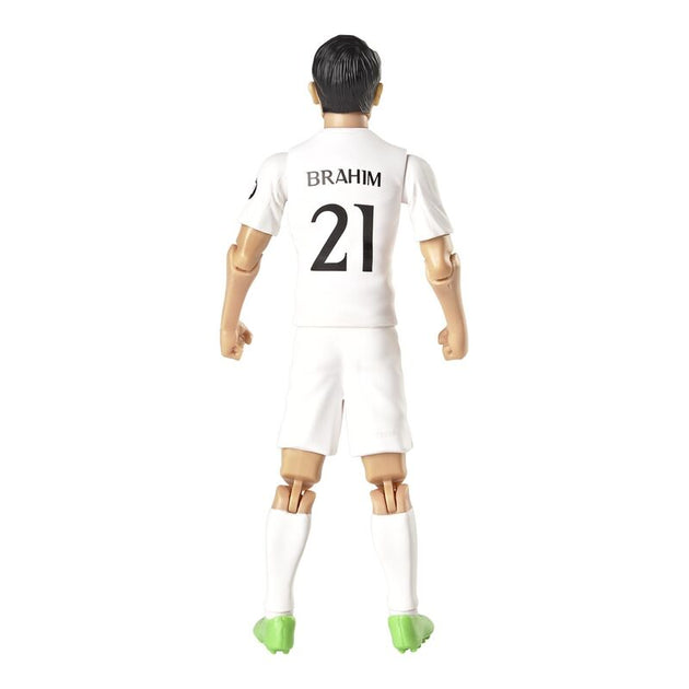 Packaging officiel BANBO TOYS de la figurine Brahim Diaz Real Madrid 20cm