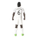 Vue latérale de la figurine Camavinga avec maillot officiel Real Madrid
