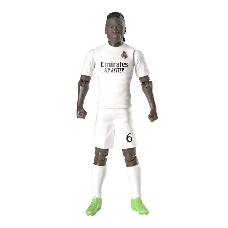 Emballage officiel BANBO TOYS de la figurine Camavinga Real Madrid 20cm