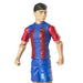 Figurine Pedri en posture de dribble avec ballon, maillot FC Barcelona visible