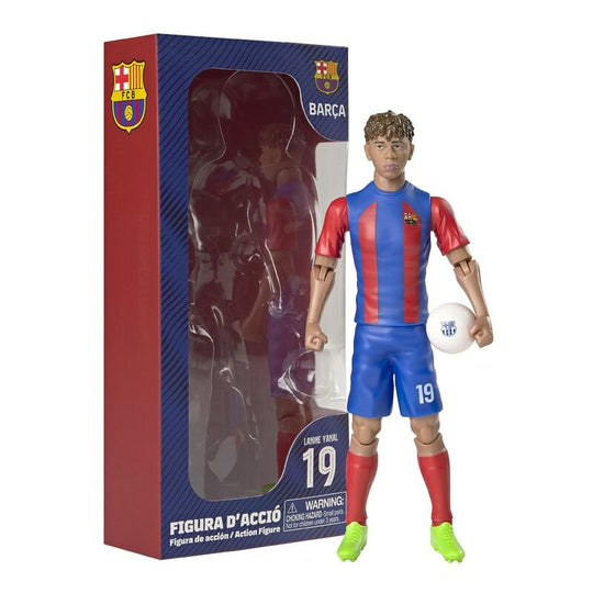 Ensemble complet des six images montrant la figurine Lamine Yamal sous différents angles