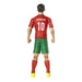 Figurine Bernardo Silva en position de tir avec ballon au pied