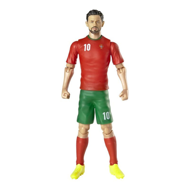 Détail du visage réaliste de la figurine Bernardo Silva 20cm BANBO TOYS