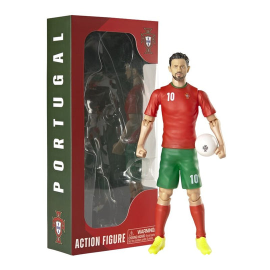 Figurine articulée Bernardo Silva Portugal vue de face avec maillot officiel