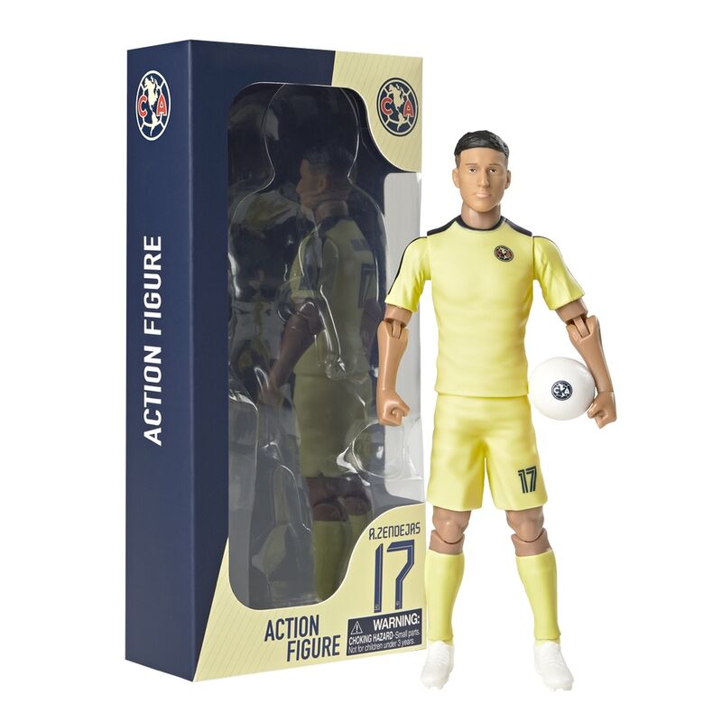 Packaging officiel BANBO TOYS de la figurine Alejandro Zendejas Club America