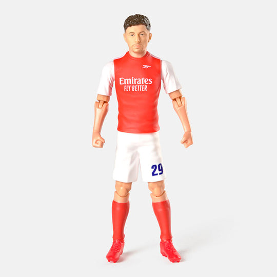 Profil gauche de la figurine Kai Havertz Arsenal montrant les articulations mobiles