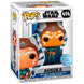 Vue latérale de la figurine POP Ahsoka Tano exclusive FUNKO montrant les détails du costume et des accessoires.