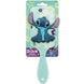 Vue de face de la brosse à cheveux Disney Stitch 3D en silicone pour enfants
