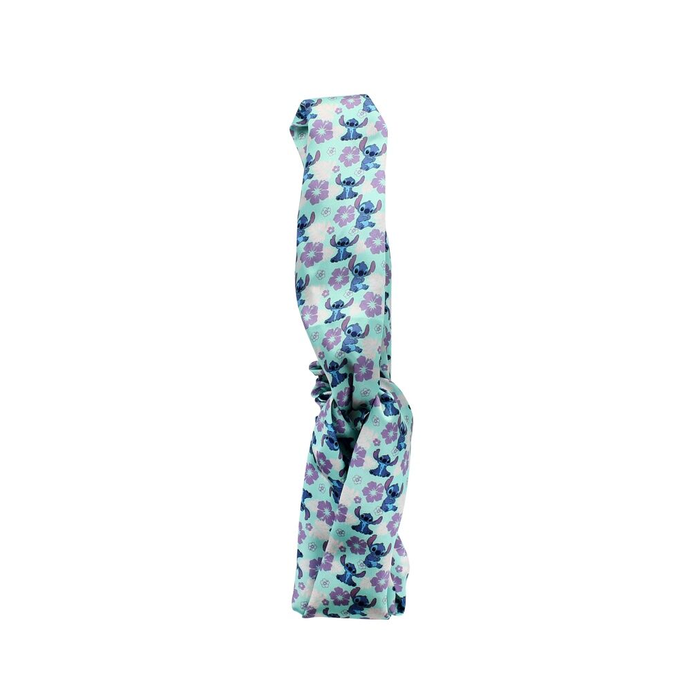 Vue latérale du bandeau élastique Disney Stitch montrant sa finesse et sa compacité