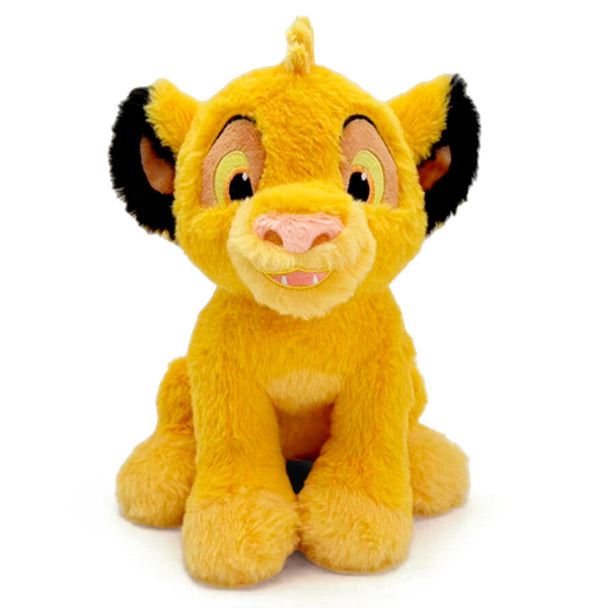 Peluche Simba 25 cm du Roi Lion Disney, douce et fidèle au personnage, parfaite pour les enfants.