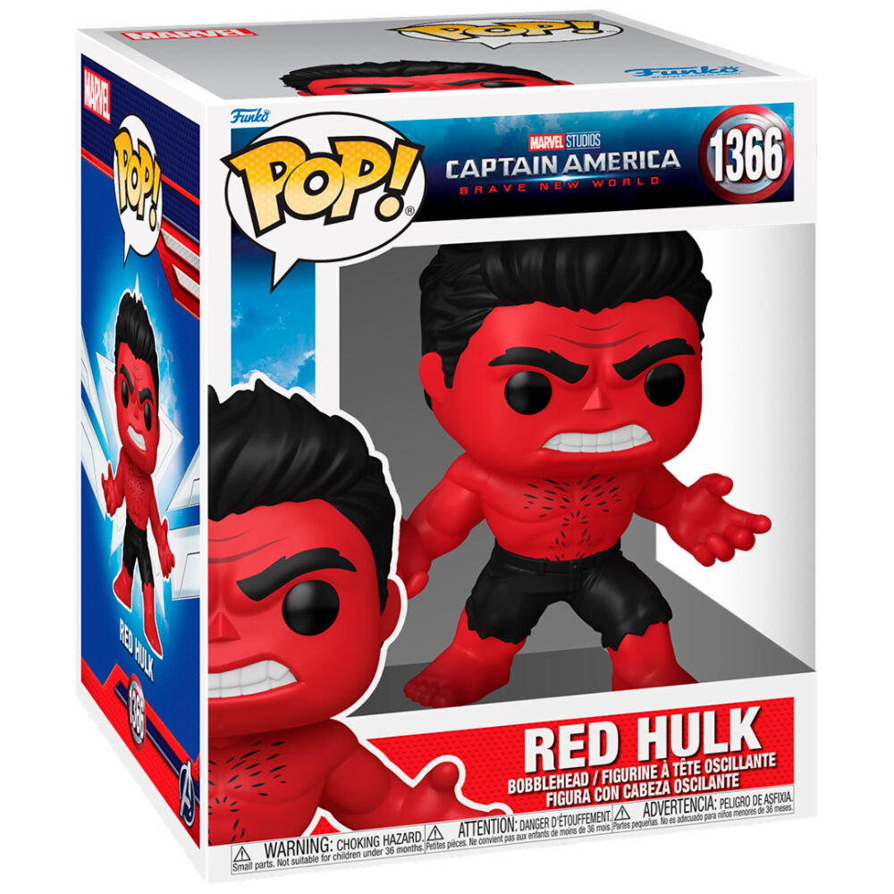 Figurine Funko POP Captain America Brave New World en vinyle de 15 cm dans sa boîte cadeau officielle