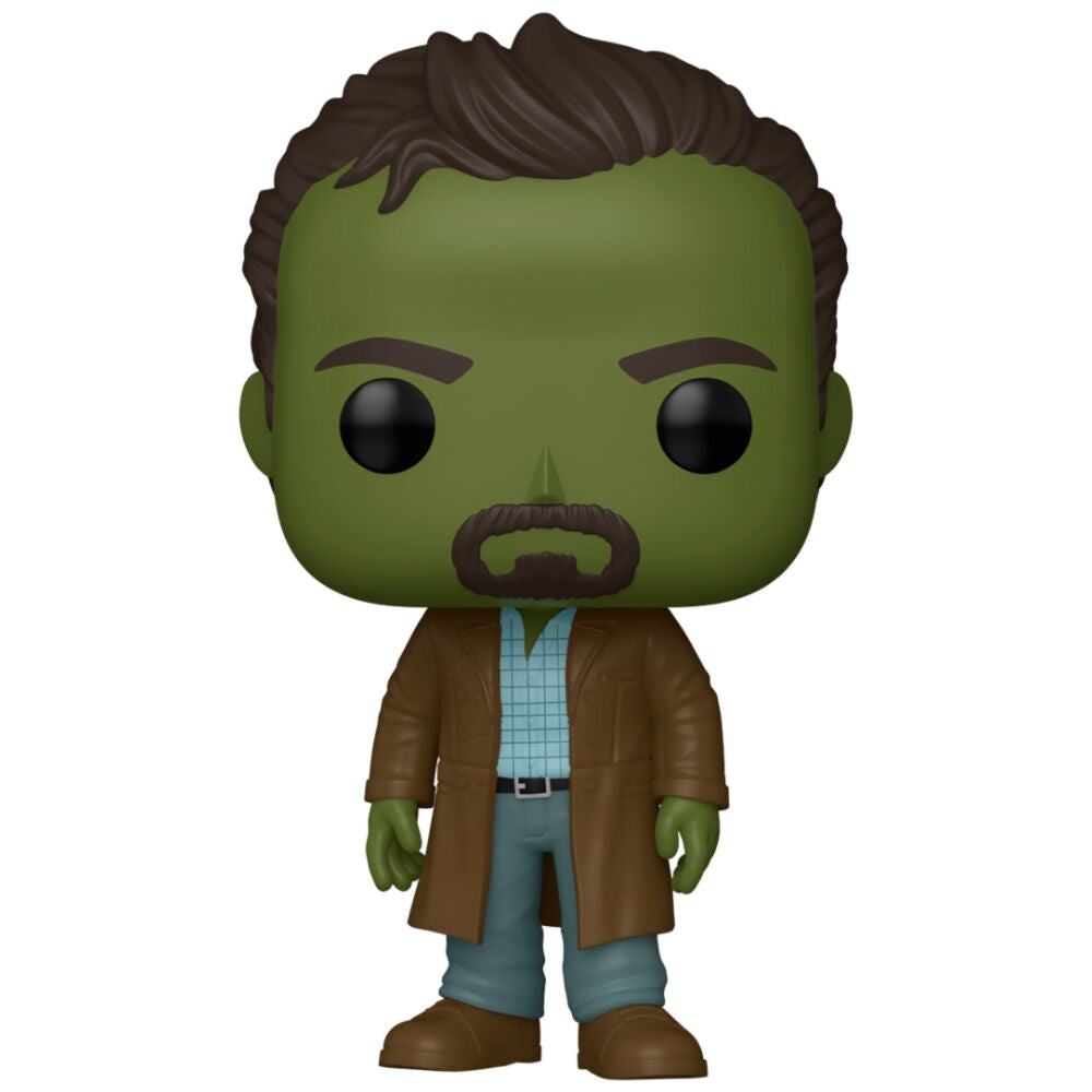 Vue rapprochée de la figurine The Leader Funko POP Marvel Captain America Brave New World avec détails précis