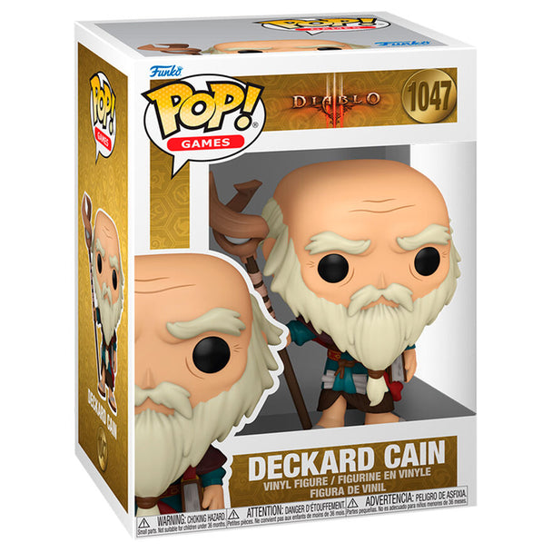Figurine Funko POP Diablo Deckard Cain 9cm en vinyle dans sa boîte cadeau collector