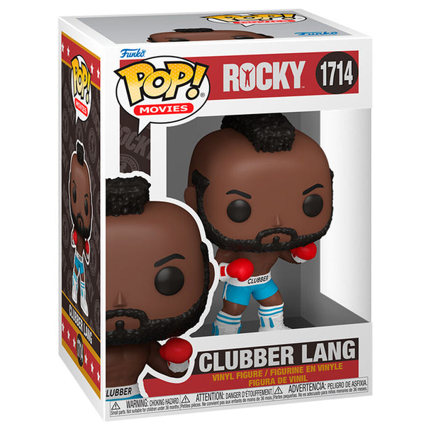 Figurine Funko POP de Rocky Clubber Lang en vinyle, vue de face avec détails précis et couleurs vives