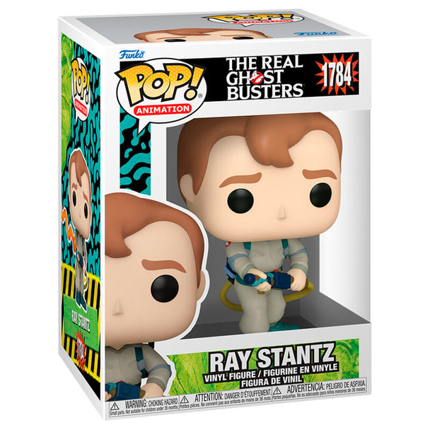 Figurine Funko POP Ray Stantz de The Real Ghostbusters, vinyle 9 cm dans sa boîte cadeau