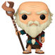 Vue rapprochée de la figurine Deckard Cain Funko POP Diablo avec détails précis et couleurs vives