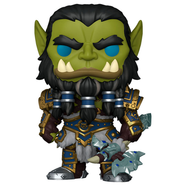 Détail de la figurine Funko POP Thrall montrant les couleurs et le design fidèle au personnage du jeu