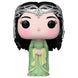 Boîte cadeau de la figurine Funko POP Arwen Le Seigneur des Anneaux, montrant le packaging officiel et le personnage en vinyle