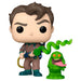 Figurine Funko POP Slimer verte flottante de The Real Ghostbusters en vinyle, vue détaillée
