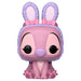 Figurine Funko POP Angel déguisée en lapin de Pâques Disney, collectible vinyle 9 cm en boîte