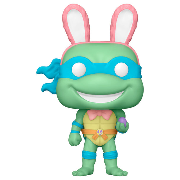Détail de la figurine Funko POP Leonardo Tortues Ninja montrant la peinture et le design en vinyle