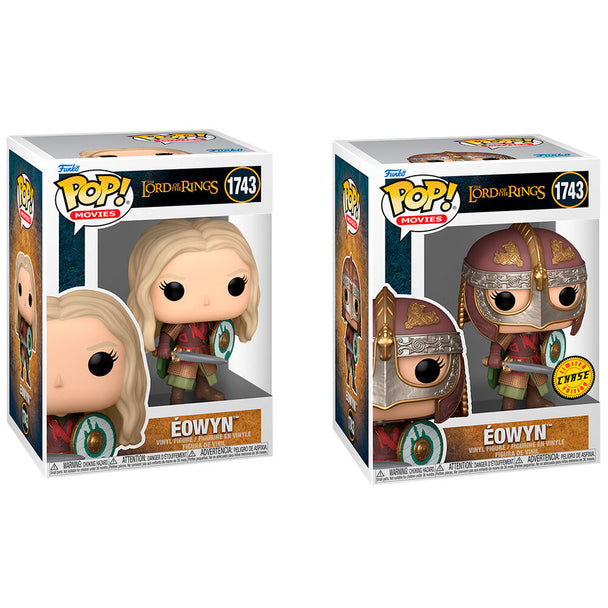Figurine Funko POP Éowyn du Seigneur des Anneaux vue de face avec détails précis