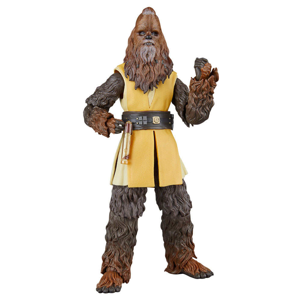 Détail des vêtements et textures de la figurine Kelnacca de la série The Black Series