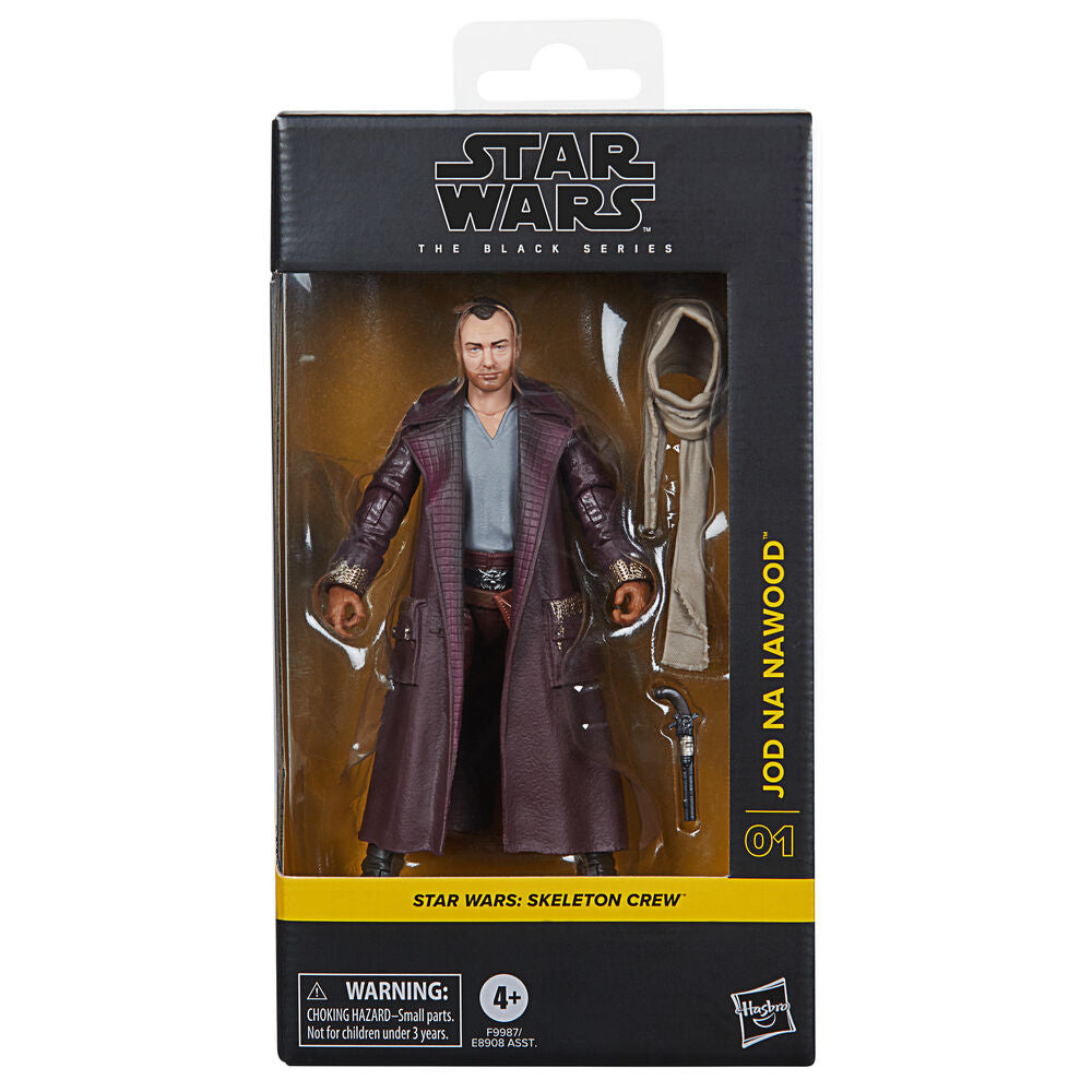 Figurine articulée Jod Na Nawood de Star Wars Skeleton Crew en position debout