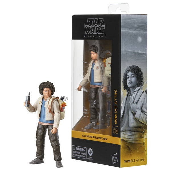 Détail de la tête de la figurine Wim At Attin montrant les traits réalistes et le casque