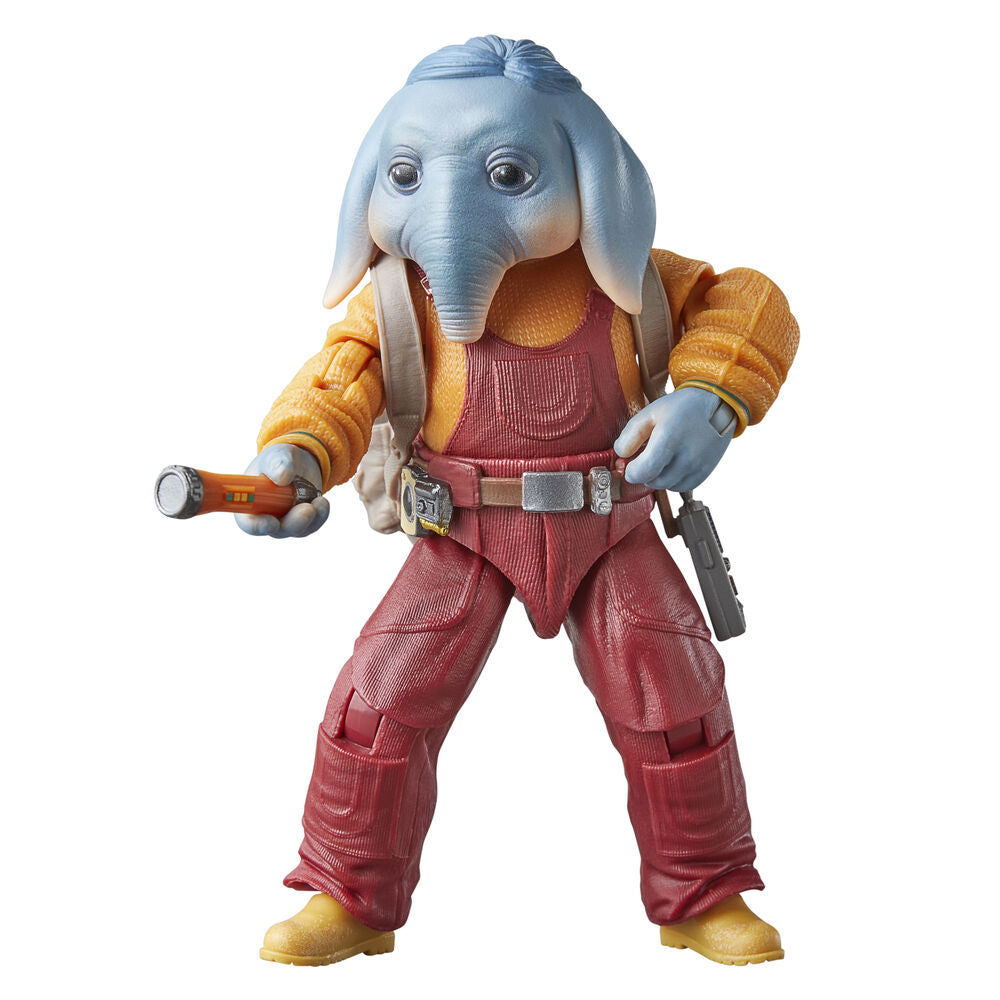 Packaging officiel de la figurine Neel At Attin Star Wars Skeleton Crew Black Series