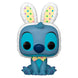 Figurine Funko Pocket POP Disney Stitch en costume de lapin de Pâques vue de face sur fond blanc