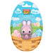 Figurine Pocket POP Stitch de Disney en costume de lapin de Pâques, vue de face avec détails colorés et taille 3,8 cm