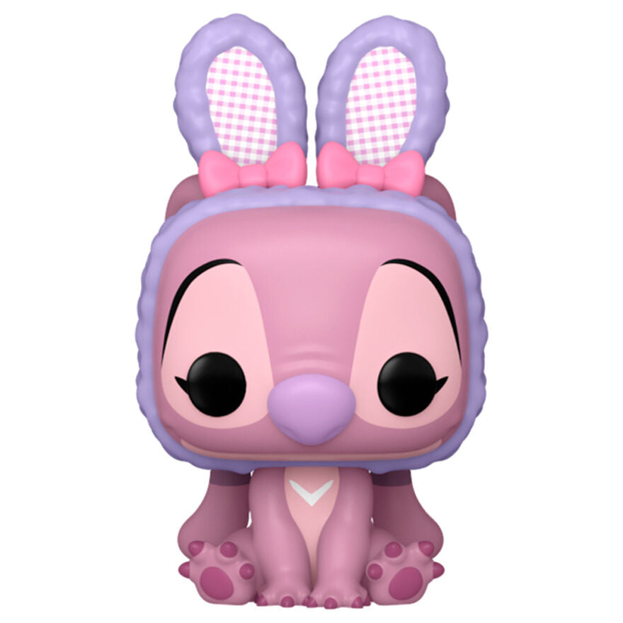 Figurine Pocket POP Angel de Disney habillée en lapin de Pâques, présentation latérale montrant les détails du costume FUNKO