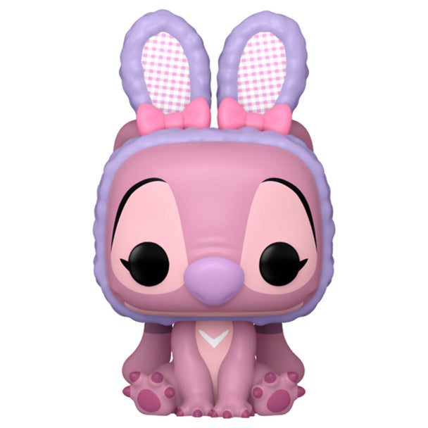 Figurine Pocket POP Angel de Disney habillée en lapin de Pâques, présentation latérale montrant les détails du costume FUNKO